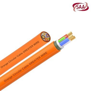 Orange Circular Cable Orange Circular Cable